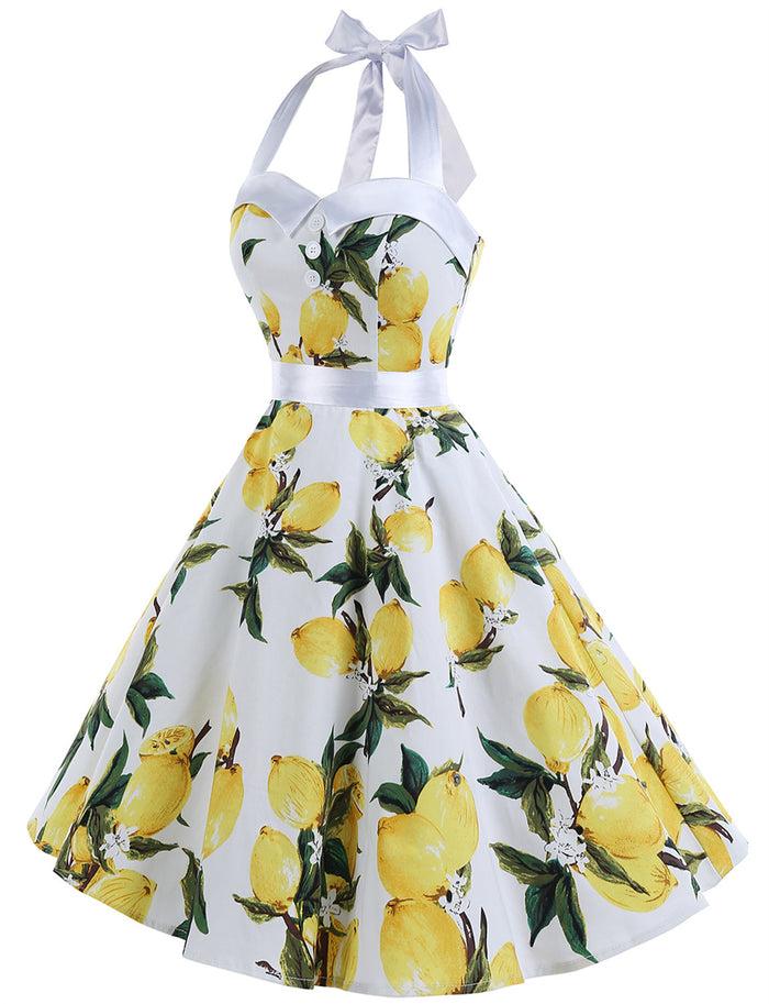 Dressystar Lemon Retro 50's 60's Vintage Dress