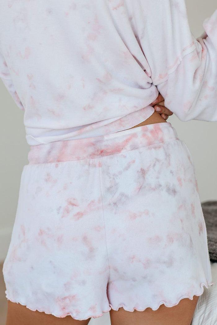 Dressystar Tie-Dye Lounge Set Pink