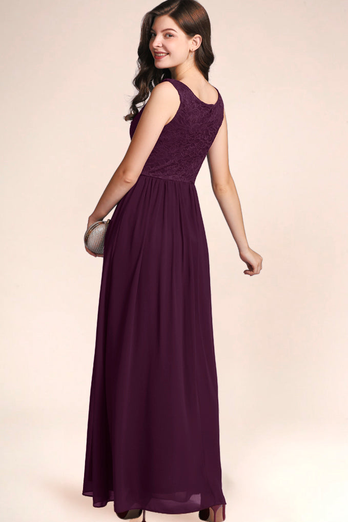 dressystar V Neck Prom Dress Grape dressystar V Neck Prom Dress Grape