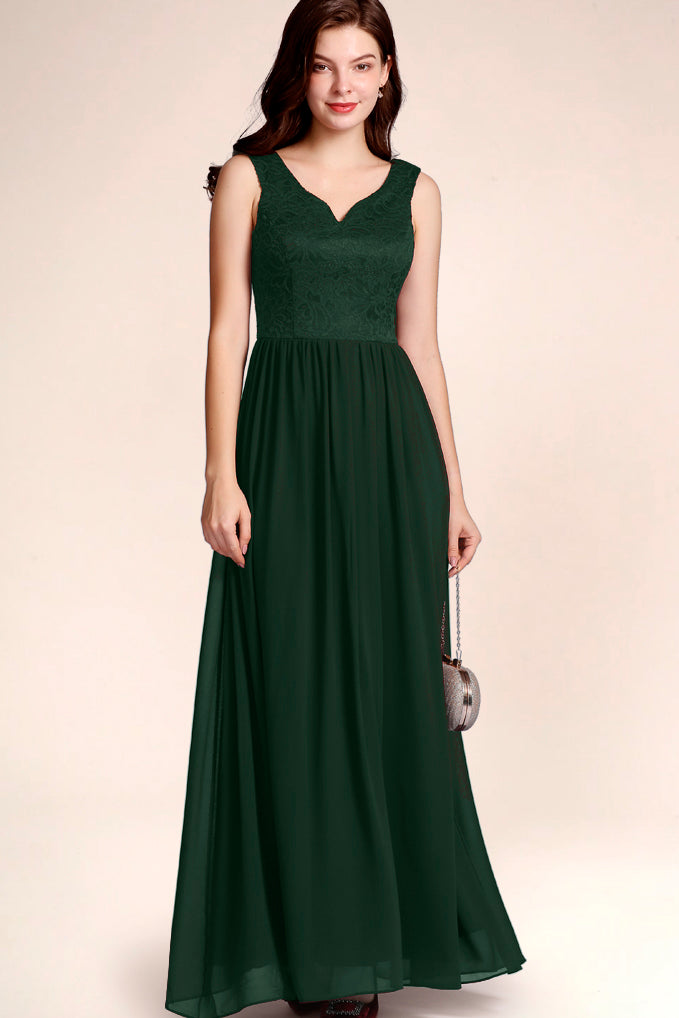 dressystar V Neck Prom Dress Green dressystar V Neck Prom Dress Green