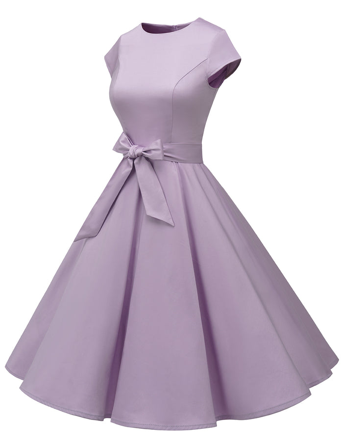 Dressystar Dressystar Vintage 1950s Retro Cocktail Party Dress Lavender