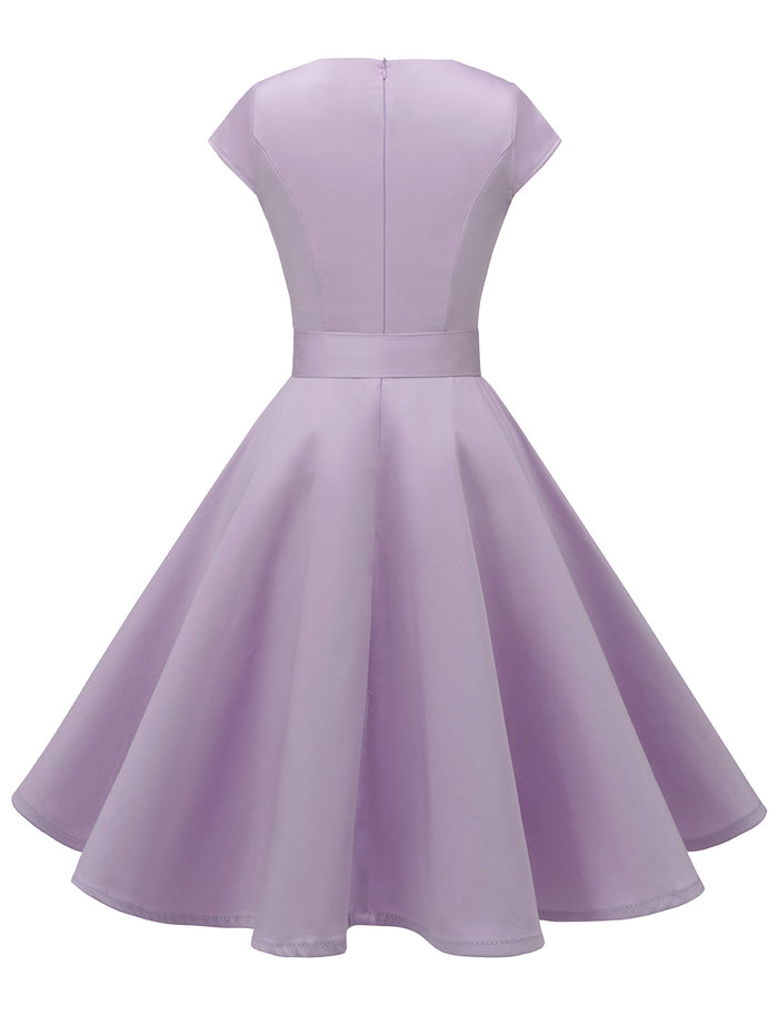 Dressystar Dressystar Vintage 1950s Retro Cocktail Party Dress Lavender