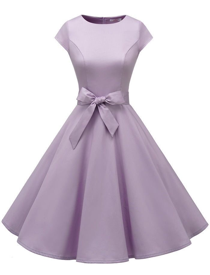 dressystar Dressystar Vintage 1950s Retro Cocktail Party Dress Lavender