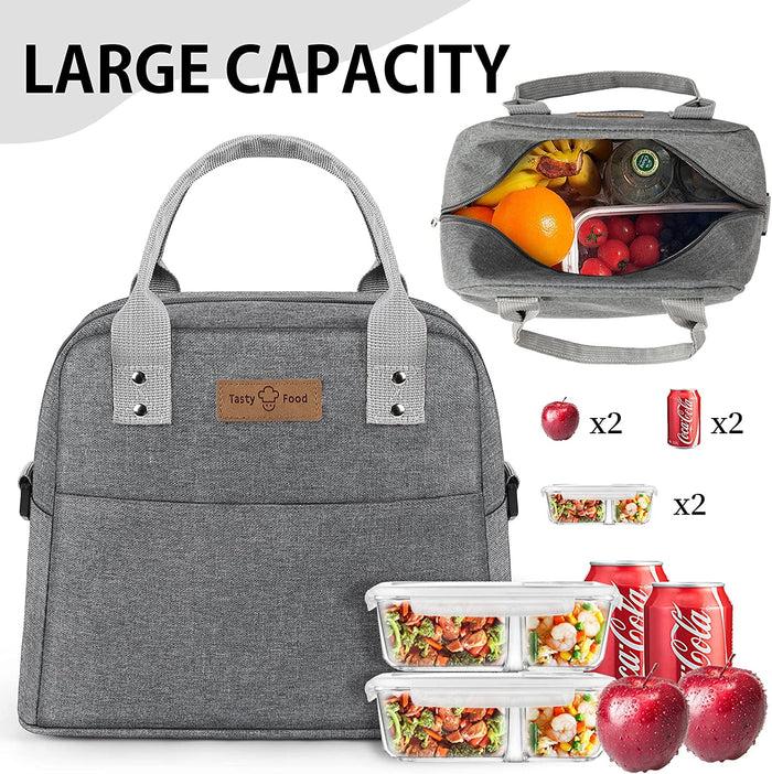 Dressystar Lunch Bag Insulated Lunch Tote Bag With Adjustable Strap