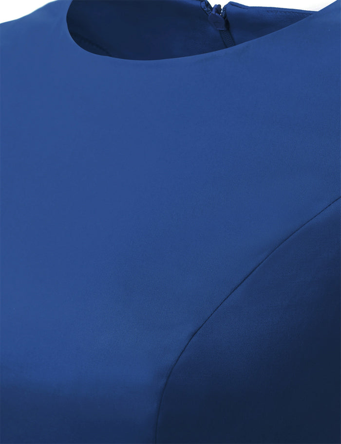 Dressystar Royal Blue 1950s Vintage Dress Cap Sleeve