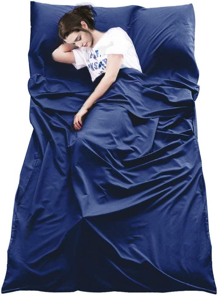 Dressystar Sleeping Bag Liner Portable Sleep Sack Lightweight Dirt-Proof Hotel Sheet For Adult