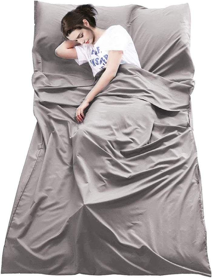 dressystar Sleeping Bag Liner Portable Sleep Sack Lightweight Dirt-Proof Hotel Sheet for Adult