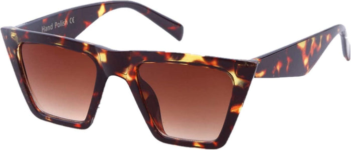 dressystar Sunglasses Retro Cateye Sunglasses For Women Men Square Frame