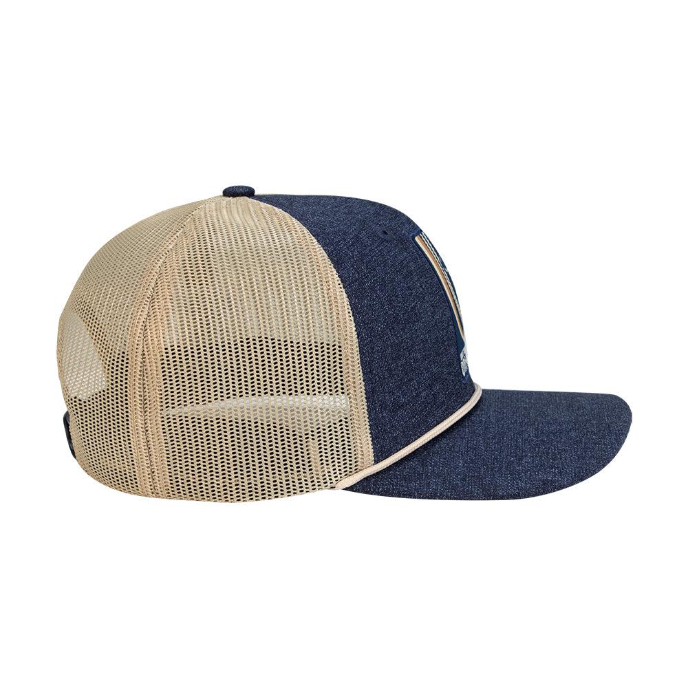 Dri Duck Crosshatch Skull Trucker Hat