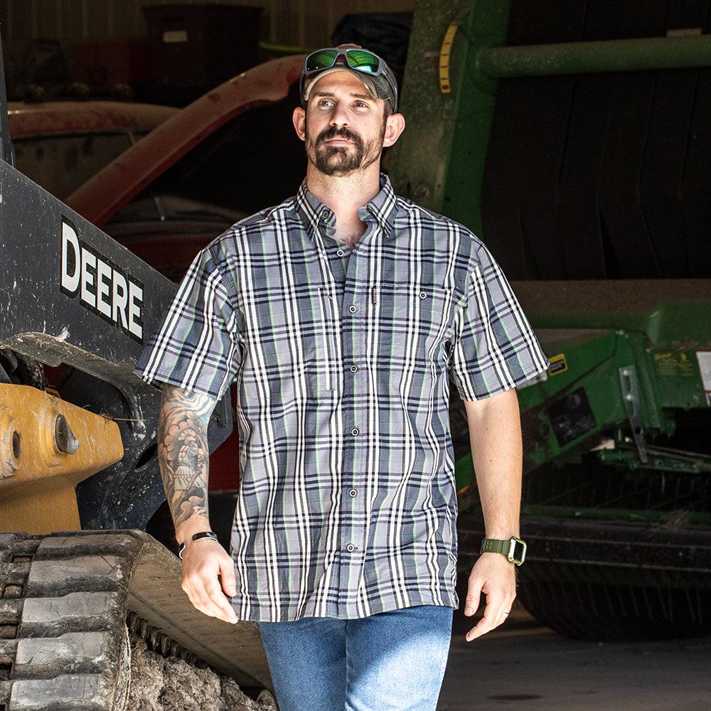 Dri Duck District Plaid Shirt