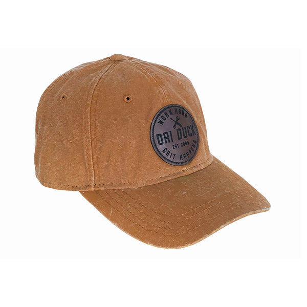 dri duck Grit Happens with Leather Patch