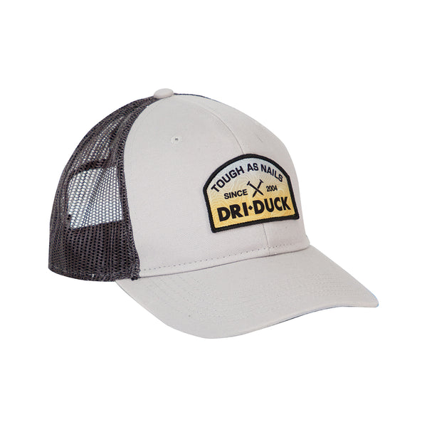 dri duck Journeyman Trucker Hat with Topo Patch