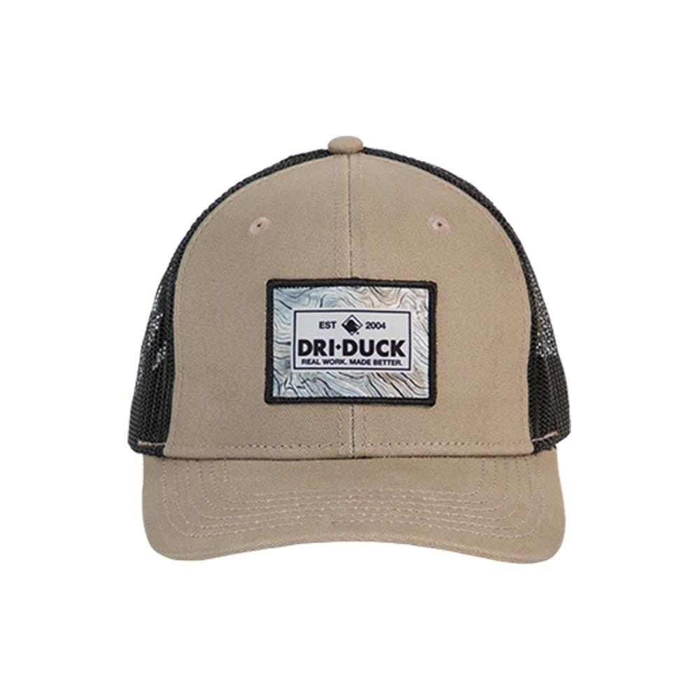 Dri Duck Nomad Topo Patch Trucker Hat