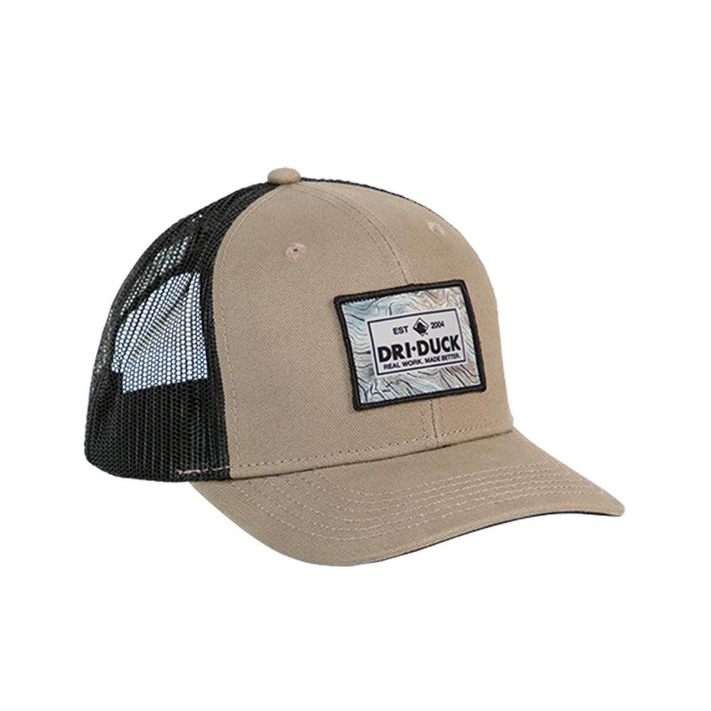 Dri Duck Nomad Topo Patch Trucker Hat