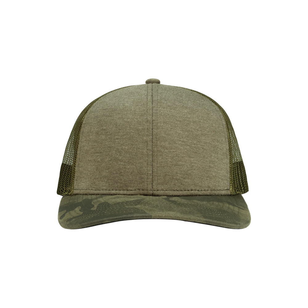Dri Duck Pique Camo Trucker Hat