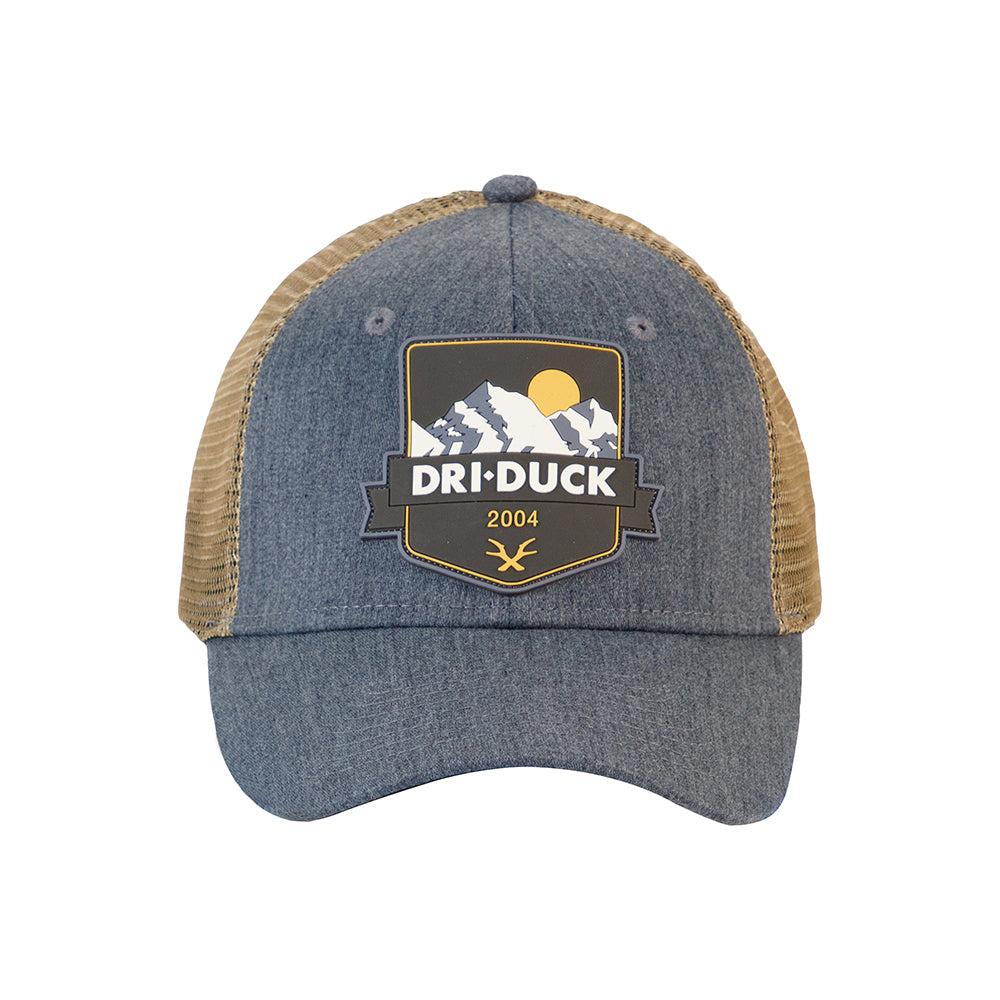 Dri Duck Superior Trucker With Mountain Patch