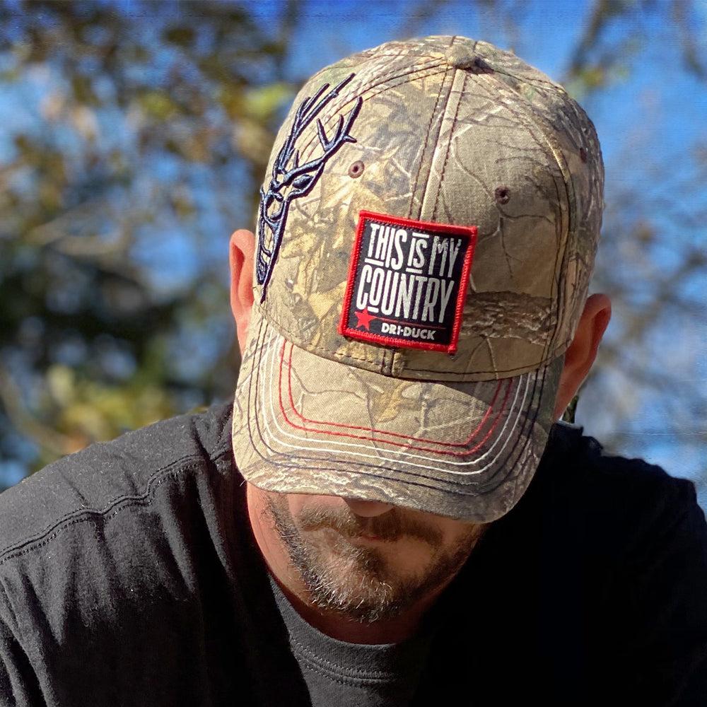 Dri Duck This Is My Country 3D Buck Hat