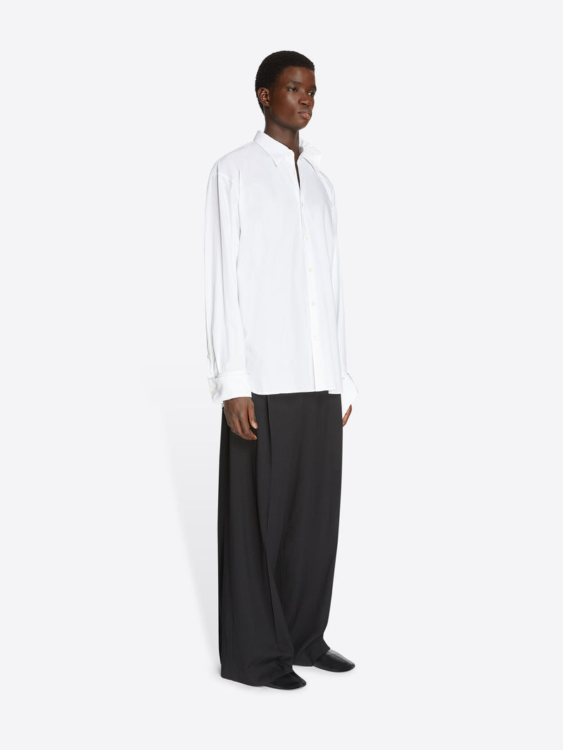 Dries Van Noten Adjustable Cotton Shirt WHITE