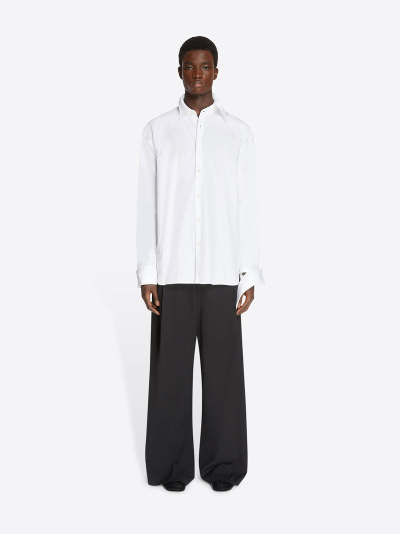 Dries Van Noten Adjustable Cotton Shirt WHITE
