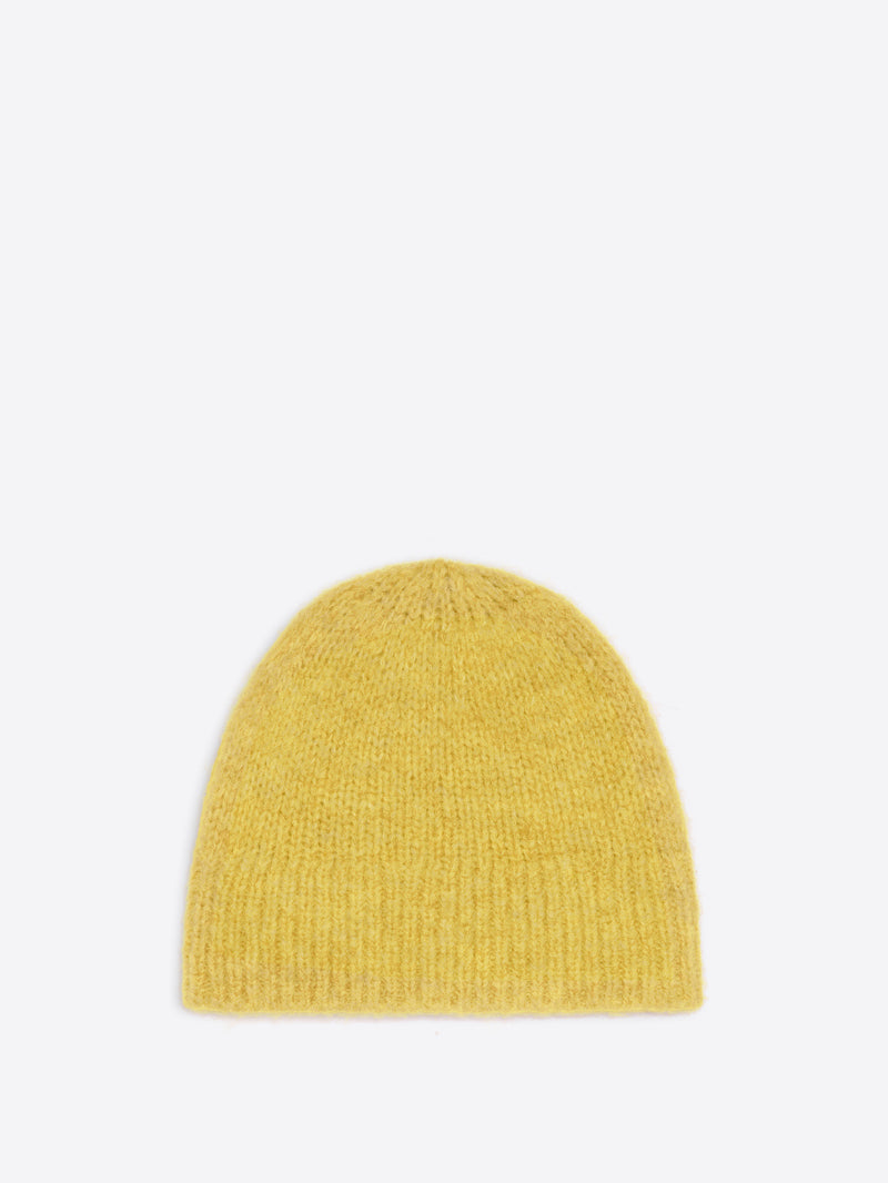 Dries Van Noten Alpaca Blend Beanie MUSTARD