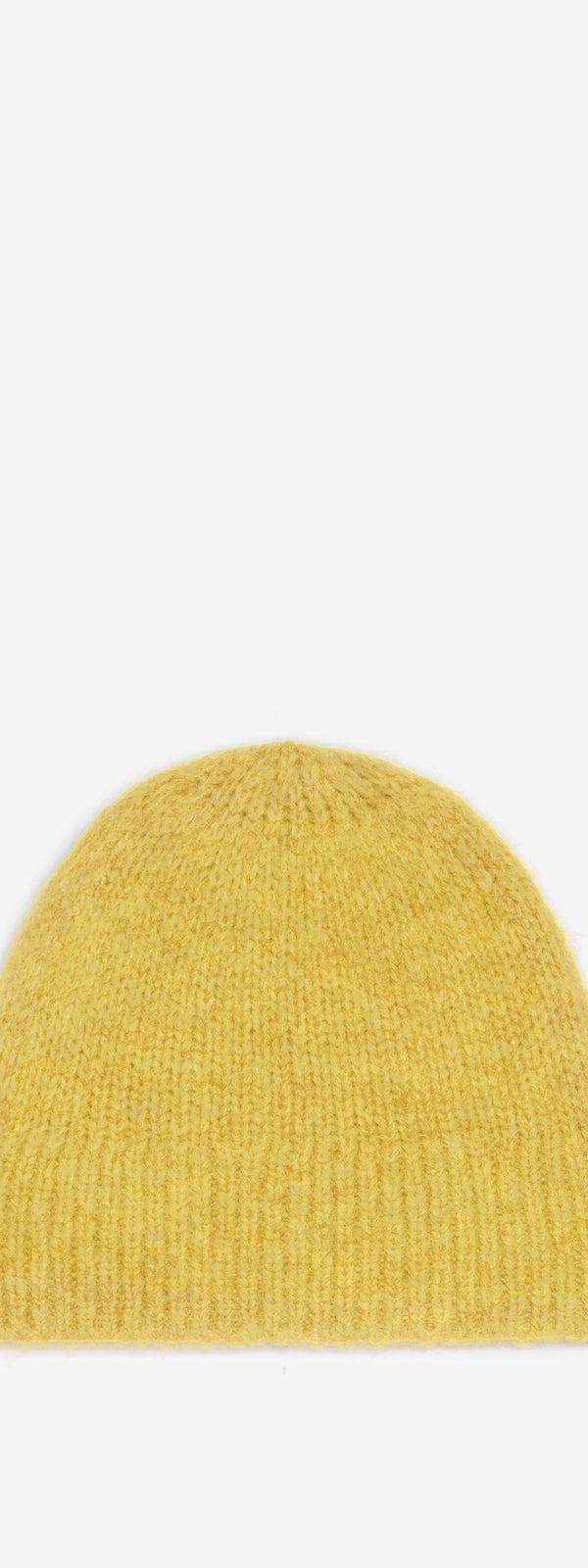 dries van noten Alpaca blend beanie MUSTARD