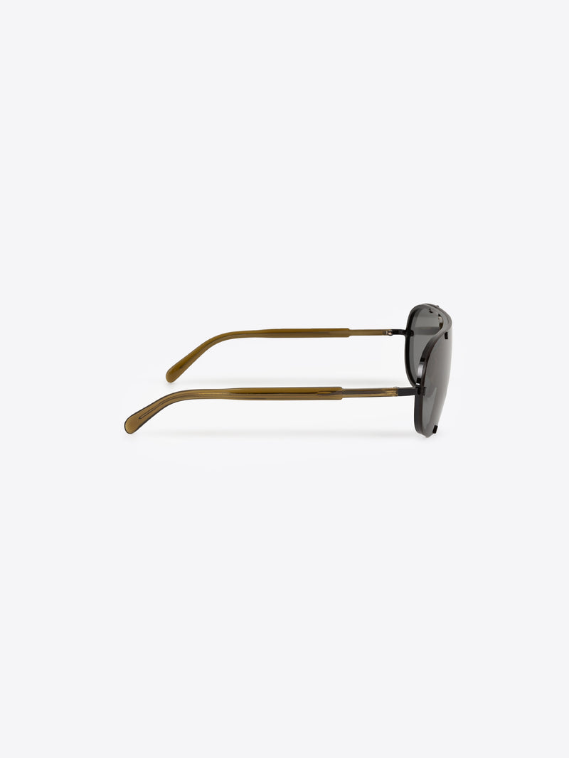 Dries Van Noten Aviator Sunglasses Black