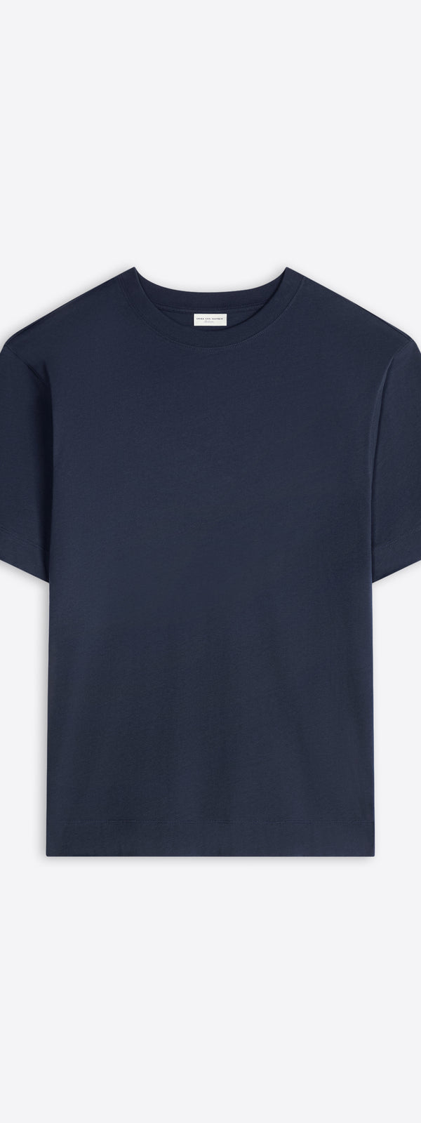 dries van noten Boxy cotton tee navy