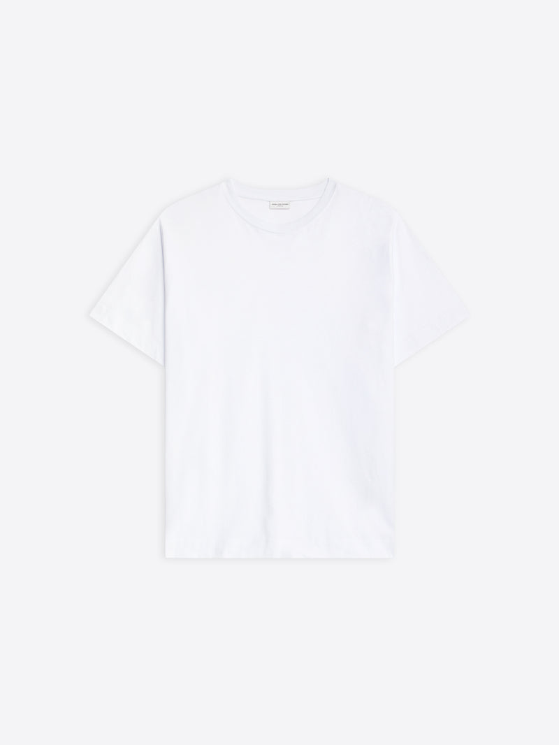 Dries Van Noten Boxy Cotton Tee Navy