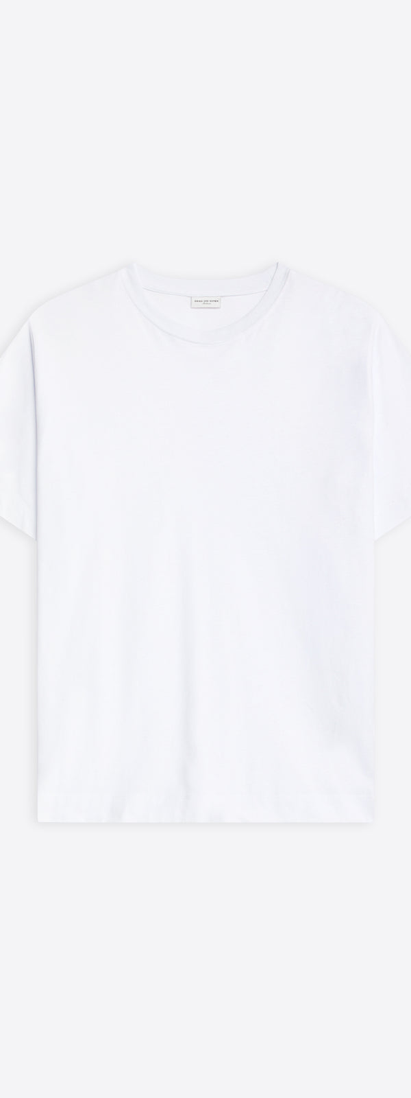 dries van noten Boxy cotton tee white
