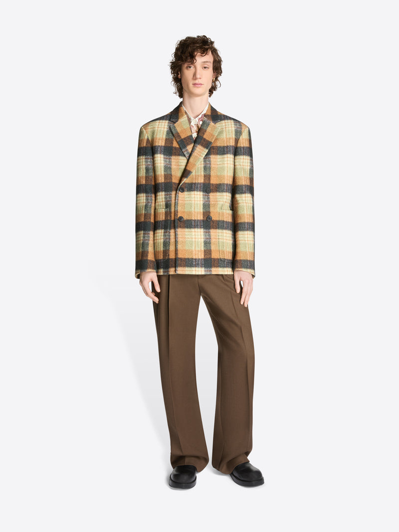 Dries Van Noten Boxy Wool Blazer OCRA