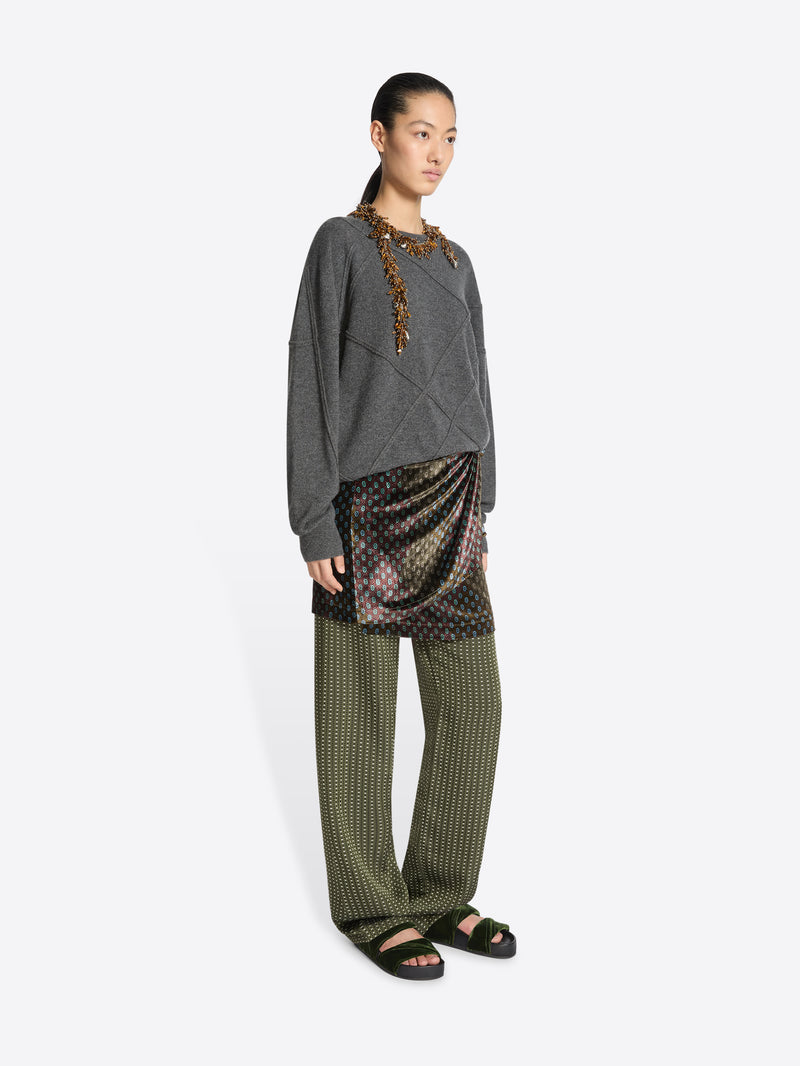 Dries Van Noten Cashmere Sweater DARK GREY