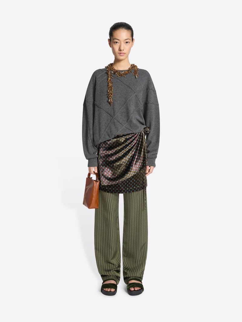 Dries Van Noten Cashmere Sweater DARK GREY