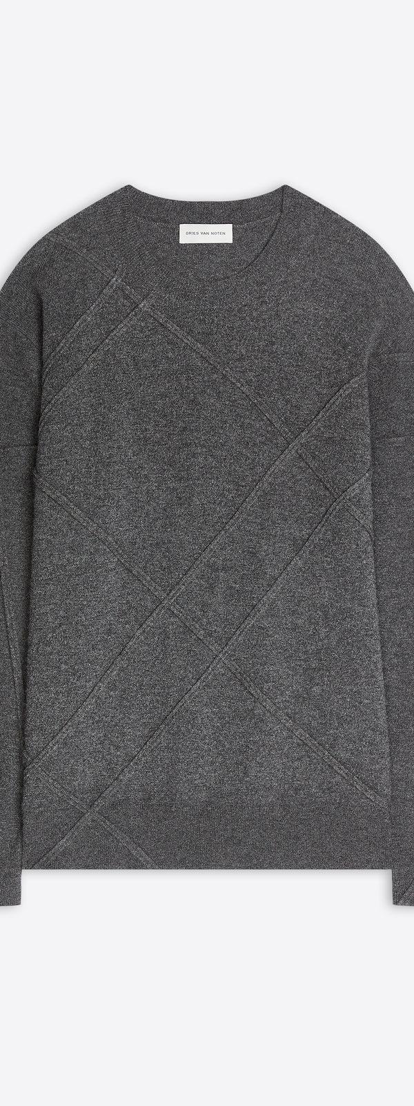 dries van noten Cashmere sweater DARK GREY