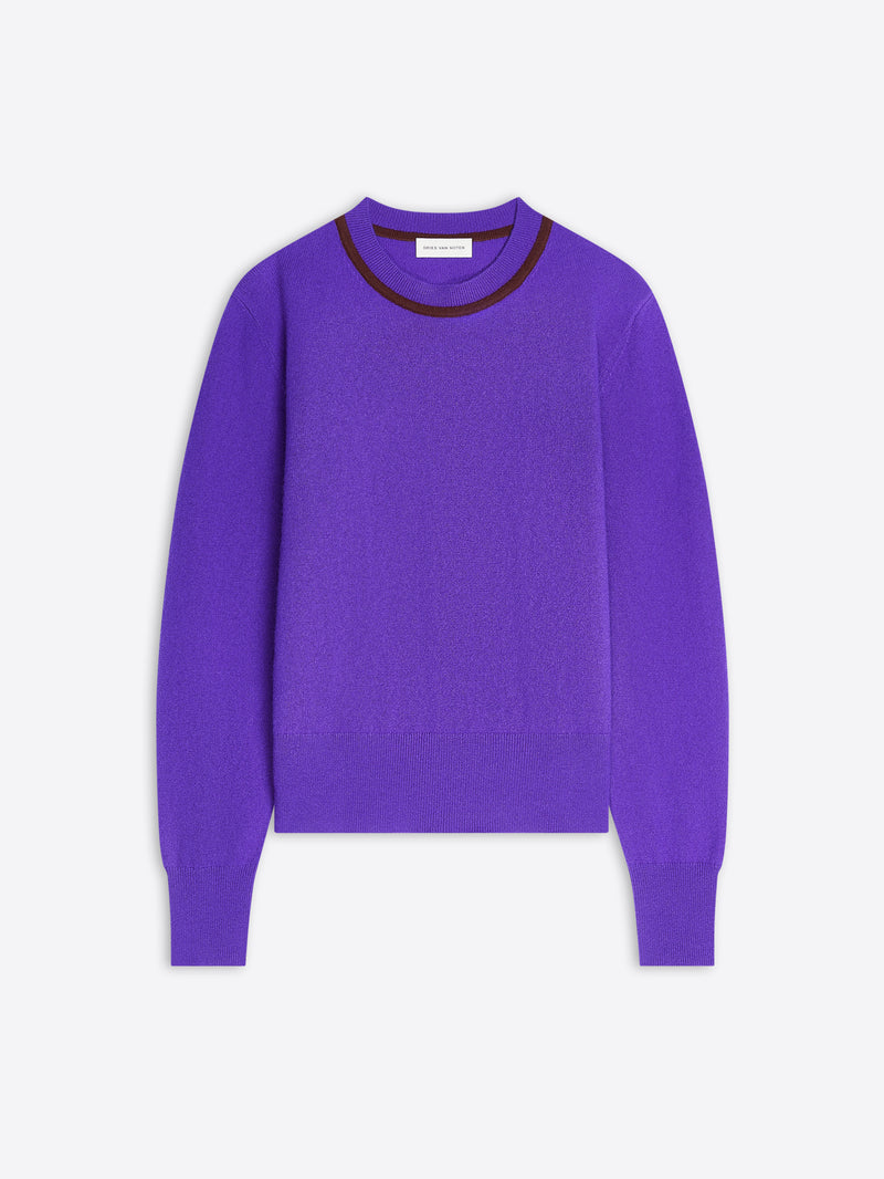 Dries Van Noten Cashmere Sweater PURPLE