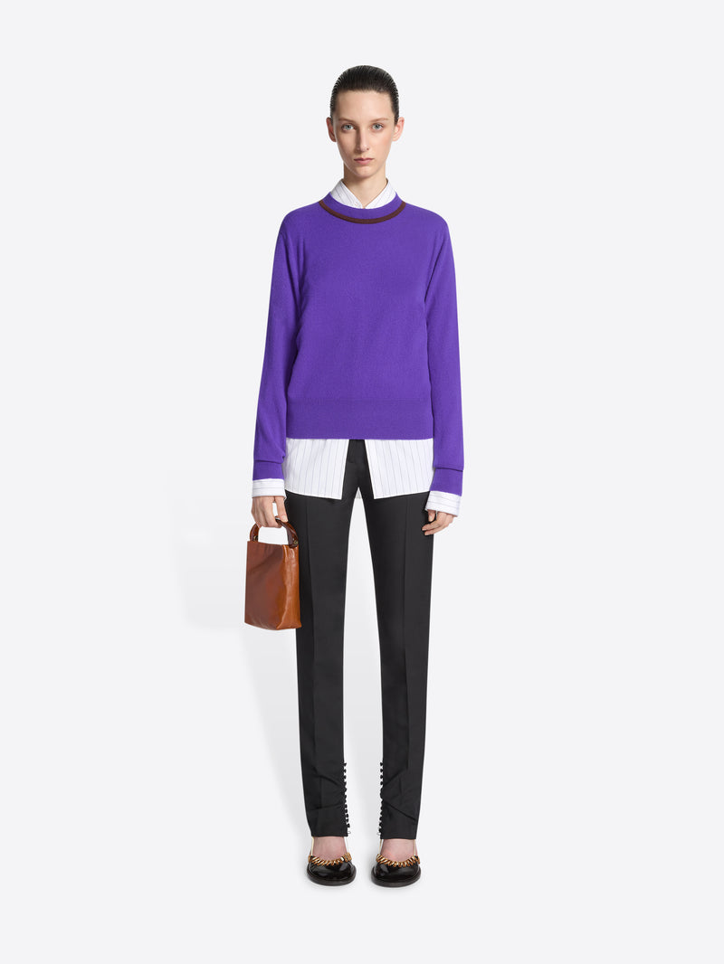 Dries Van Noten Cashmere Sweater PURPLE