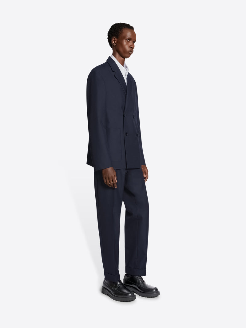Dries Van Noten Casual Blazer Navy