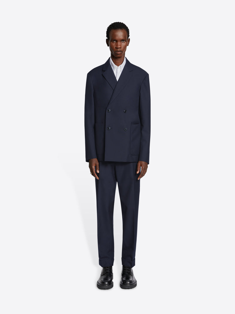 Dries Van Noten Casual Blazer Navy