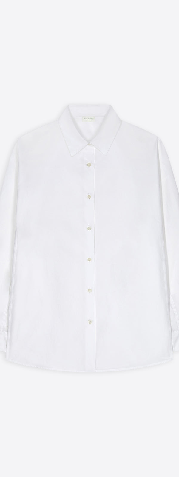 dries van noten Cocoon shirt white