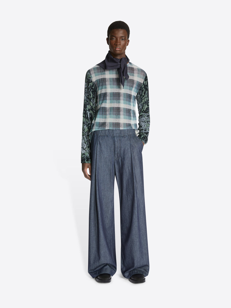 Dries Van Noten Cotton Bandana MIDNIGHT