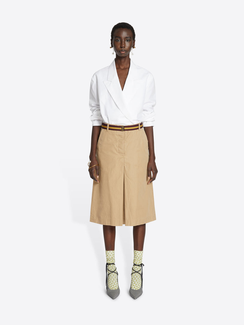 Dries Van Noten Cotton Blazer Shirt White