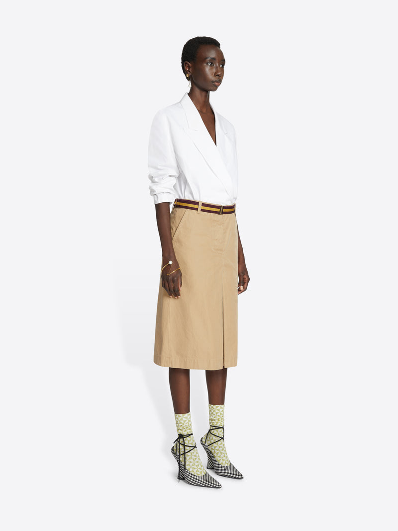 Dries Van Noten Cotton Blazer Shirt White