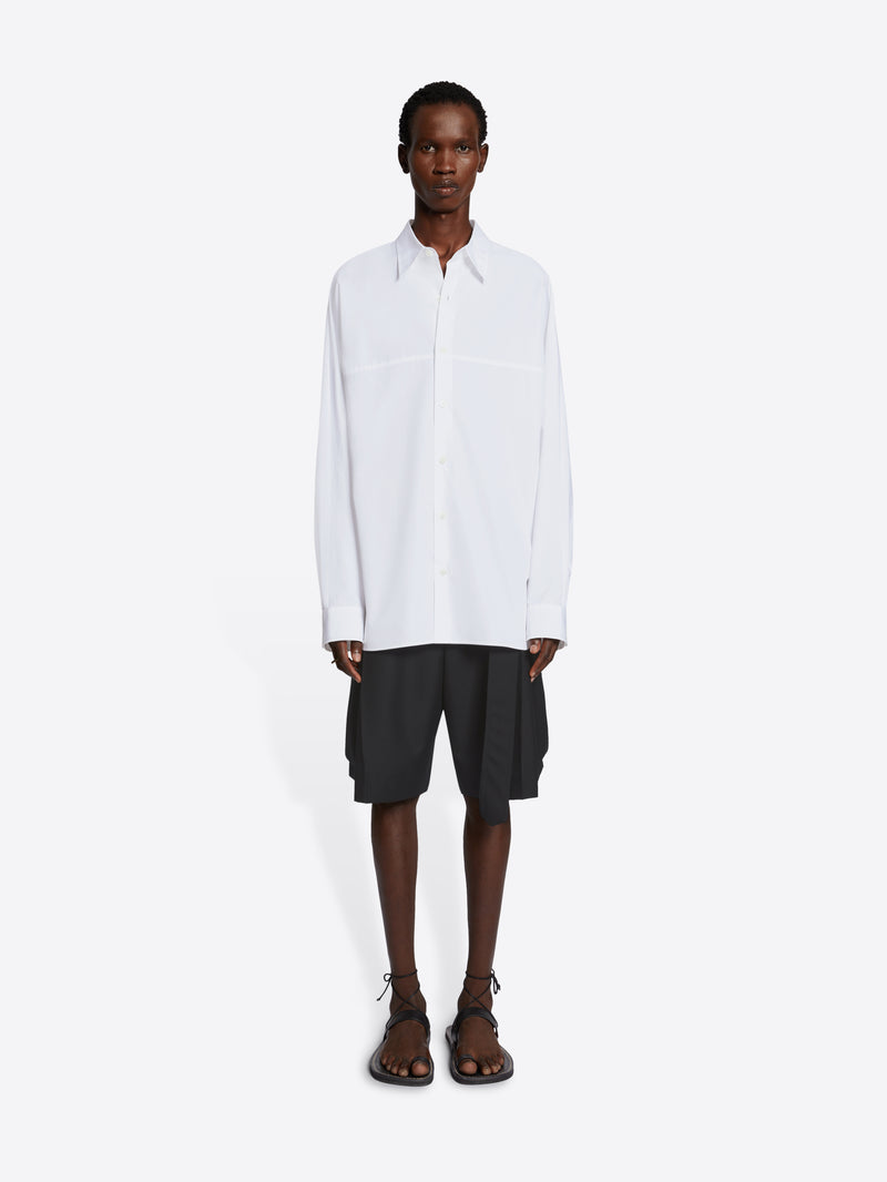 Dries Van Noten Cotton Kimono Shirt White