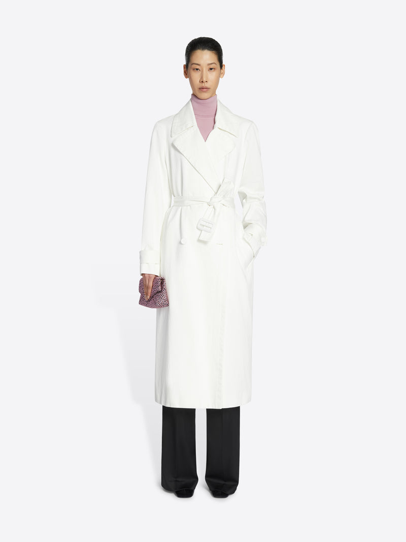 Dries Van Noten Cotton Mac White