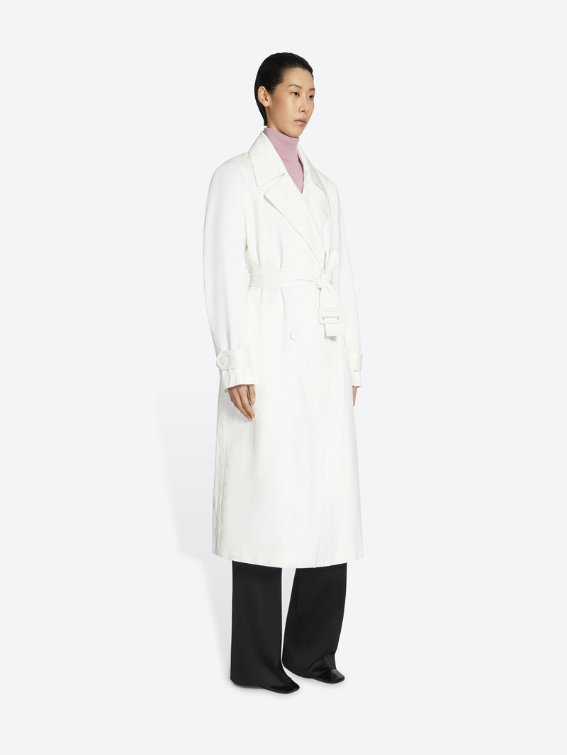 Dries Van Noten Cotton Mac White
