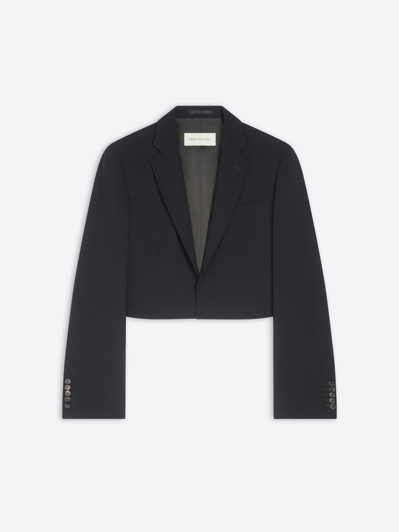 Dries Van Noten Cropped Blazer BLACK