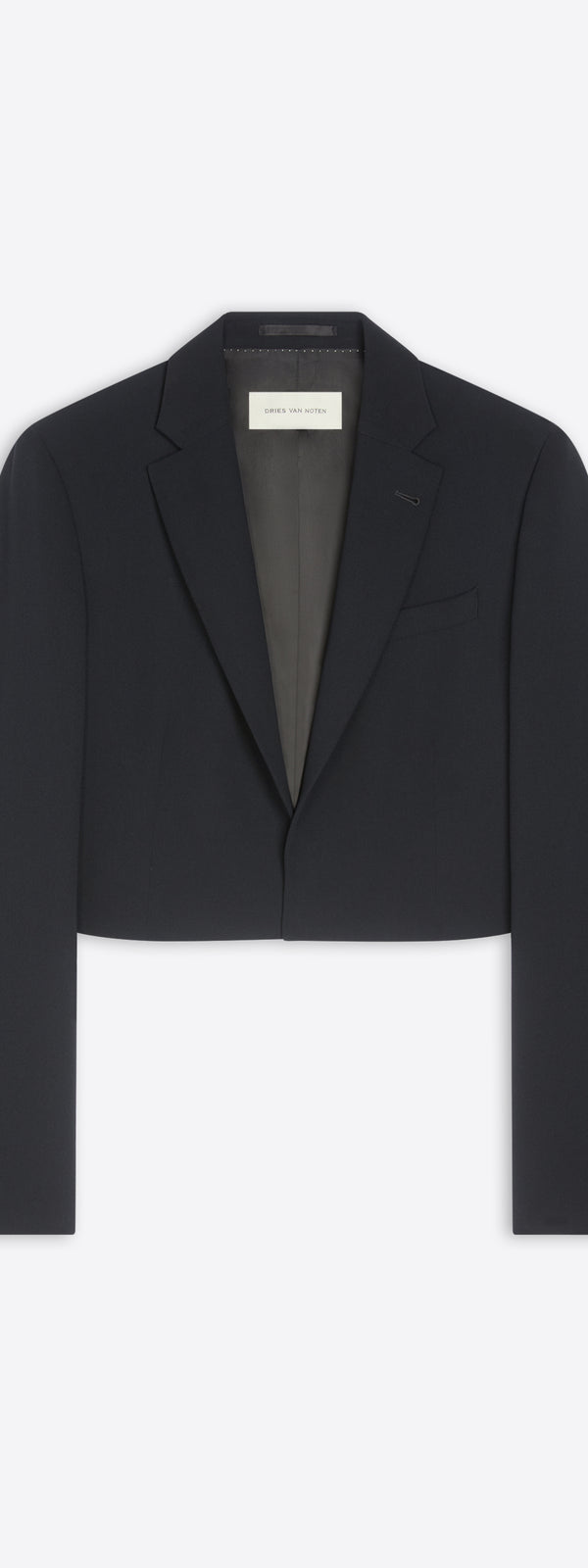 dries van noten Cropped blazer BLACK