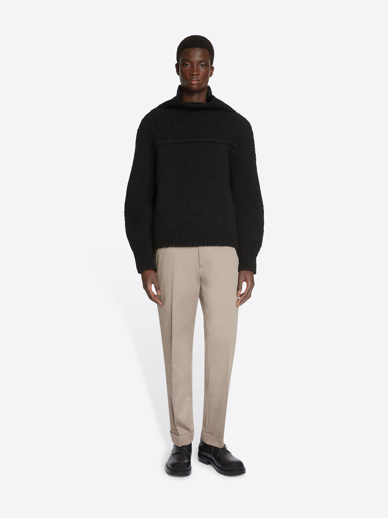 Dries Van Noten Cuffed Pants CEMENT