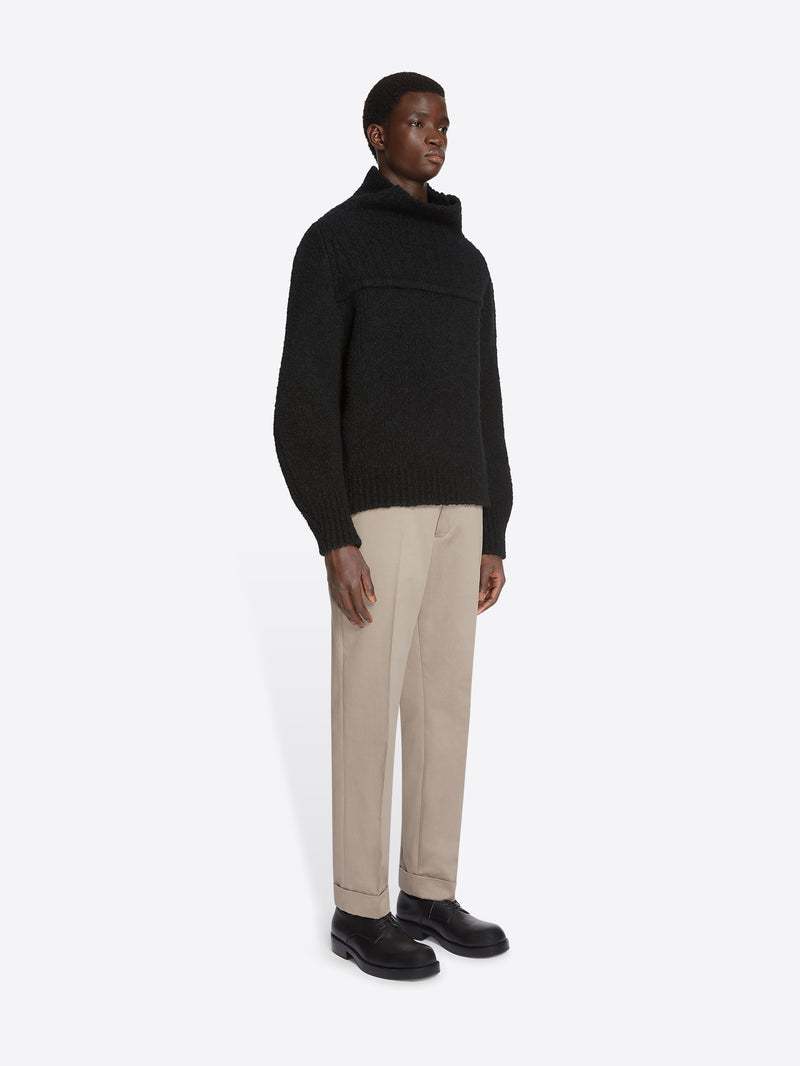 Dries Van Noten Cuffed Pants CEMENT