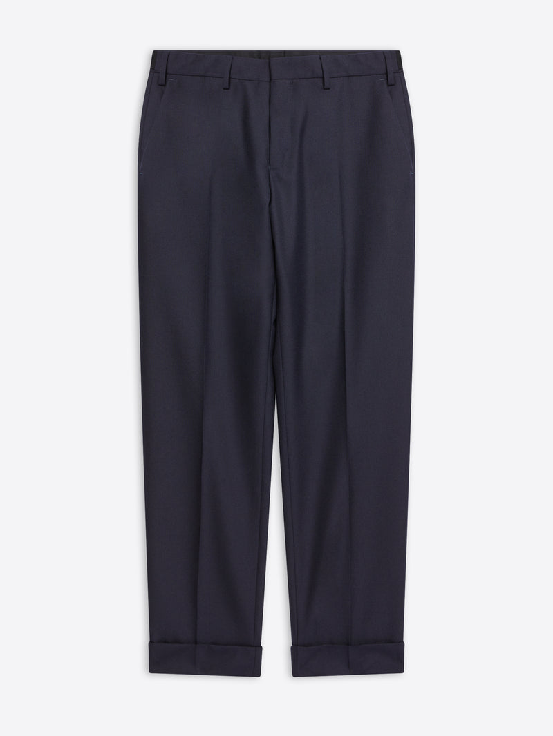 Dries Van Noten Cuffed Pants Navy
