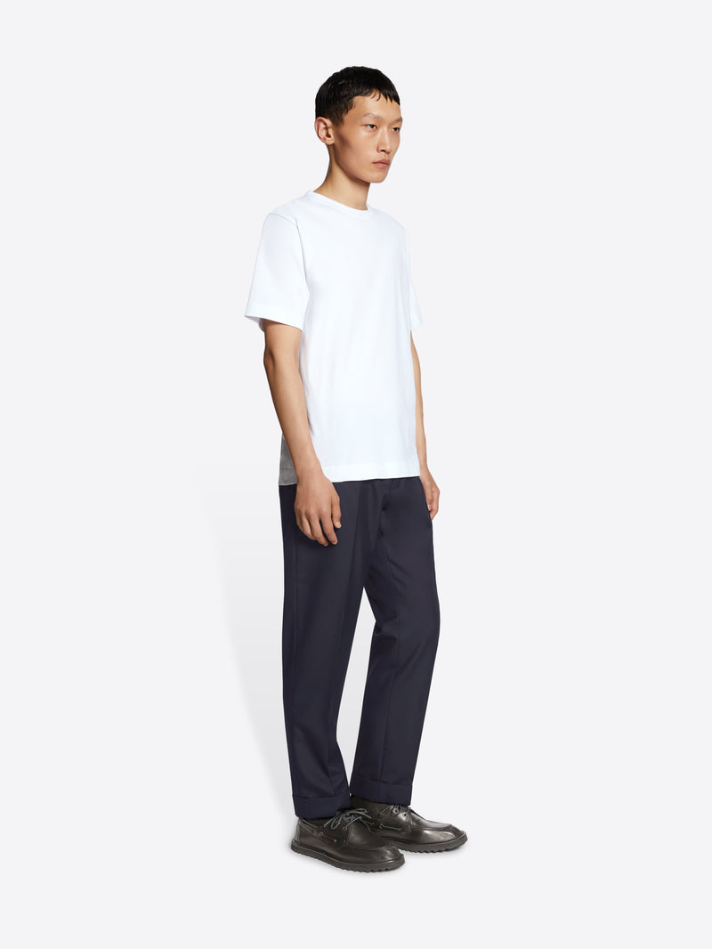 Dries Van Noten Cuffed Pants Navy